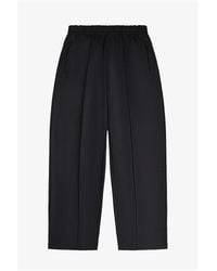 Fred Perry - Patch Track Pant Open-Hem Cotton Relaxed-Fit Joggers - Lyst