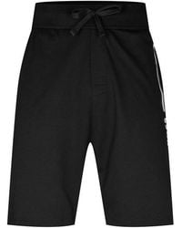 BOSS - Authentic Fleece Jogger Shorts - Lyst