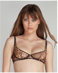Agent Provocateur - Lucky Demi Cup Plunge Underwired Bra - Lyst
