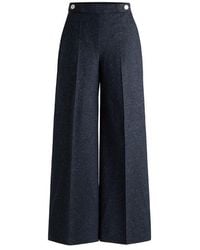 BOSS - Tupita Straight Leg Trousers - Lyst