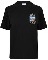 CASABLANCA - Casa Night Tee Ld64 - Lyst