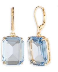 Ralph Lauren - Lauren Ralph Lauren & Sapphire Stone Drop Earrings - Lyst
