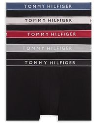 Tommy Hilfiger - 5-Pack Essential Logo Waistband Trunks - Lyst