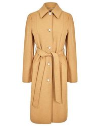 BOSS - Casiotta Overcoat - Lyst