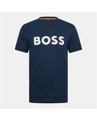 BOSS - Thinking 1 T-Shirt, Signature Logo - Lyst