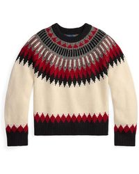 Polo Ralph Lauren - Fair Isle Crew Neck Jumper - Lyst