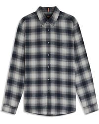 BOSS - Check Shirt, Eye-Catching Print - Lyst