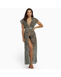 Wolf & Whistle - Maxi Beach Cover Up Dress - Lyst
