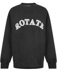 ROTATE SUNDAY - Logo Crewneck Sweatshirt - Lyst