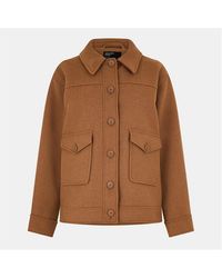 Nobody's Child - Talina Pocket Sherpa Relaxed Fit Jacket - Lyst