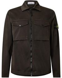 Stone Island - Stone Gd Overshirt Sn64 - Lyst
