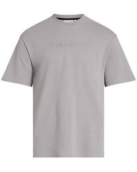Calvin Klein - Embossed Logo Comfort T-shirt - Lyst
