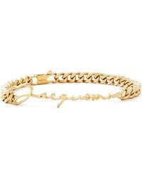 Jacquemus - Typographic Script La Gourmette Bracelet - Lyst