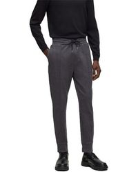 BOSS - Lamont Closed Hem Fleece Joggers - Lyst