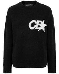 Cole Buxton - Star Knitted Crew Neck Jumper - Lyst