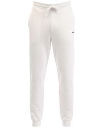 HUGO - Dayote Logo Print Tracksuit Bottoms - Lyst