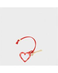 Ganni - Heart Keyring - Lyst