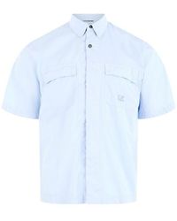 C.P. Company - Short Sleeve Ripstop Shirt - Lyst