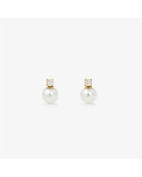 D.Louise - Pearl Drop Earrings - Lyst
