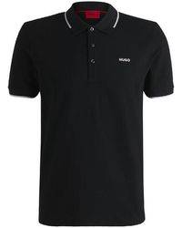 HUGO - Dinoso222 Printed Logo Polo Shirt - Lyst