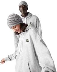Lacoste - Logo Pull Over Hoodie - Lyst