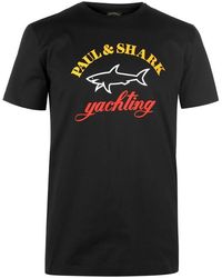 Paul & Shark - Big Logo T Shirt - Lyst