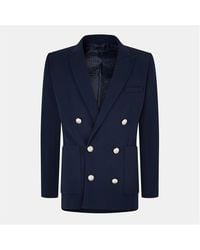 Balmain - Military Inspired Button Blazer - Lyst
