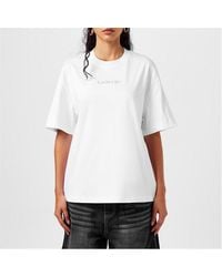 Lanvin - Logo T-shirt Ld43 - Lyst