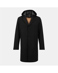 BOSS - P-Cam-J-Hood Water-Resistant Hooded Trench Coat - Lyst