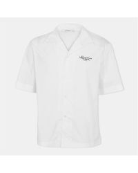 Givenchy - Giv Stamp Short Sleeve Patterned Shirt - Lyst