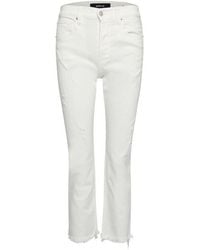 Replay - Maijke Straight-Fit Cropped Jeans - Lyst