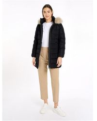Tommy Hilfiger - Tyra Water Resistant Duck Down Thigh Length Short Puffer Jacket - Lyst