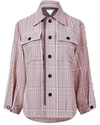Bottega Veneta - Check Shirt - Lyst