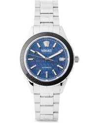 Versace - Hellenyium Auto Analogue Quartz Watch - Lyst
