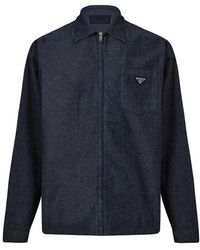 Prada - Chambray Jkt Sn63 - Lyst