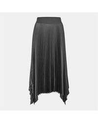JOSEPH - High Waisted Pleated Midi Skirt - Lyst