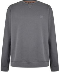 BOSS - Long Sleeve Premium Cotton Sweatshirt (Westart Crew Neck) - Lyst
