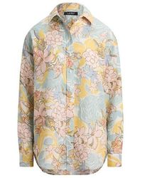 Ralph Lauren - Long Sleeve Blouse - Lyst