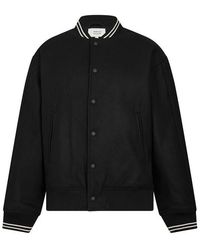 Maison Kitsuné - Varsity Teddy Blouson Jacket - Lyst