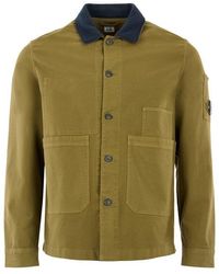 C.P. Company - C.P. Company Button Long Sleeve 4 Pocket Overshirt - Lyst