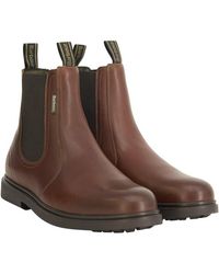 Barbour - Hale Leather Chelsea Boots - Lyst