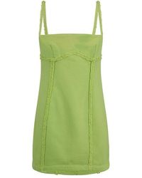 Off-White c/o Virgil Abloh - Off Laundry Fleece Mini Dress - Lyst