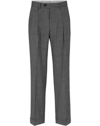 BOSS - L Peet Pleat Tailored Trousers - Lyst