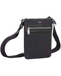 BOSS - Messenger Bag With Logo Detail (Daxter) - Lyst