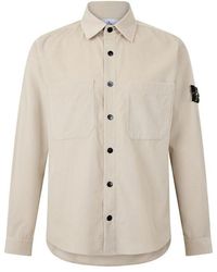 Stone Island - Stone Cord Shirt Sn64 - Lyst