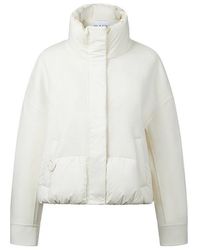 Raey - Quilted Cropped Puffer Jacket - Lyst
