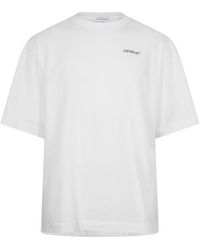 Off-White c/o Virgil Abloh - Half Arrow Oversized T-Shirt - Lyst