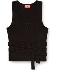 DIESEL - Strappy Crop Top - Lyst