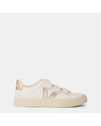 Veja - Recife Leather Velcro Court Trainers - Lyst