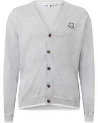 Maison Kitsuné - Fox Head Patch Regular Cardigan - Lyst